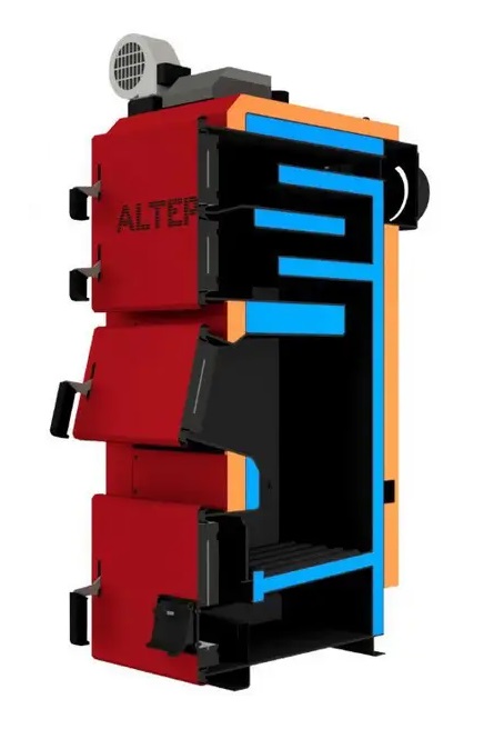 Твердопаливний котел Альтеп Duo Plus конструкція