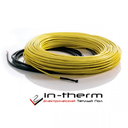Теплый пол In-Therm 6.4 кв.м, 1080 Вт электрический двухжильный кабель